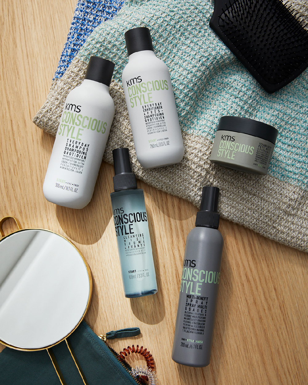 Win a sustainable styling hamper from kms