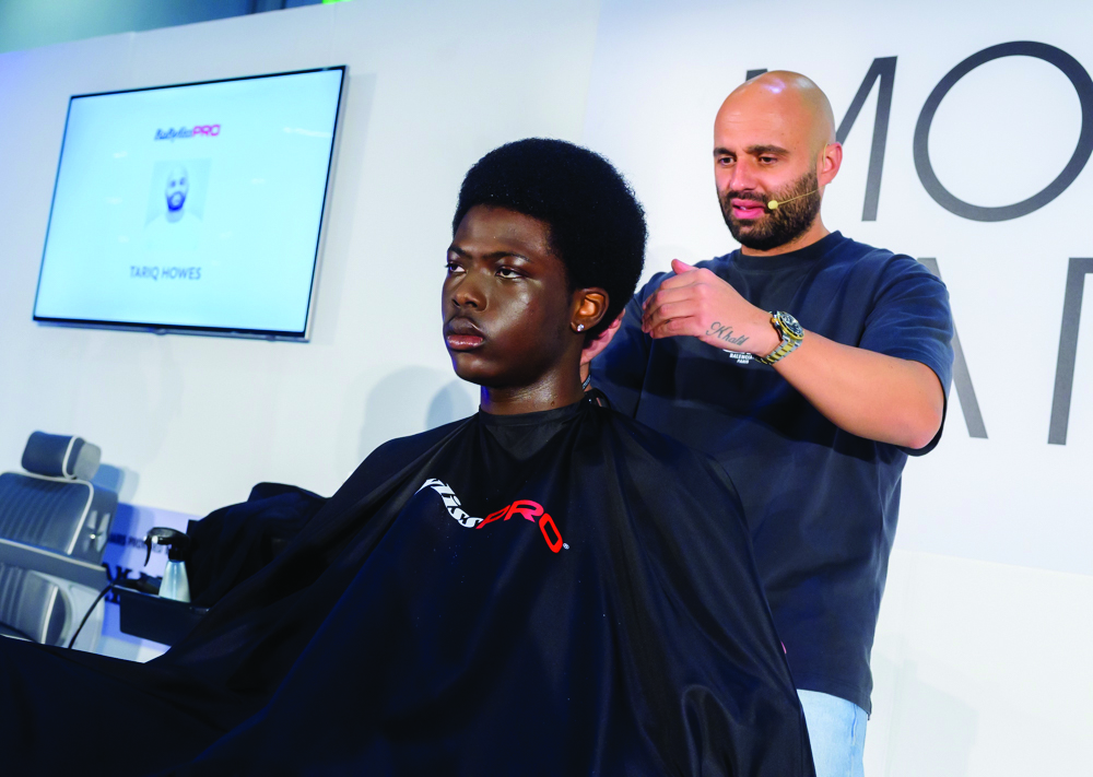 Tariq Howes Textured Hair Stage - Image from Modern Barber Stage 2024
