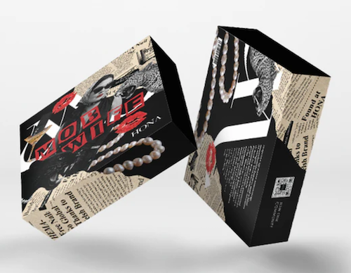 HONA Mob Wife nail collection, part of the professional hypoallergenic gel nail range available at Ellisons