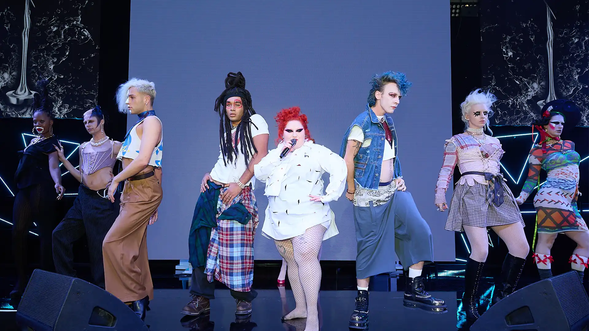British Hairdressing Awards Beth Ditto and Schwarzkopf Professional Show