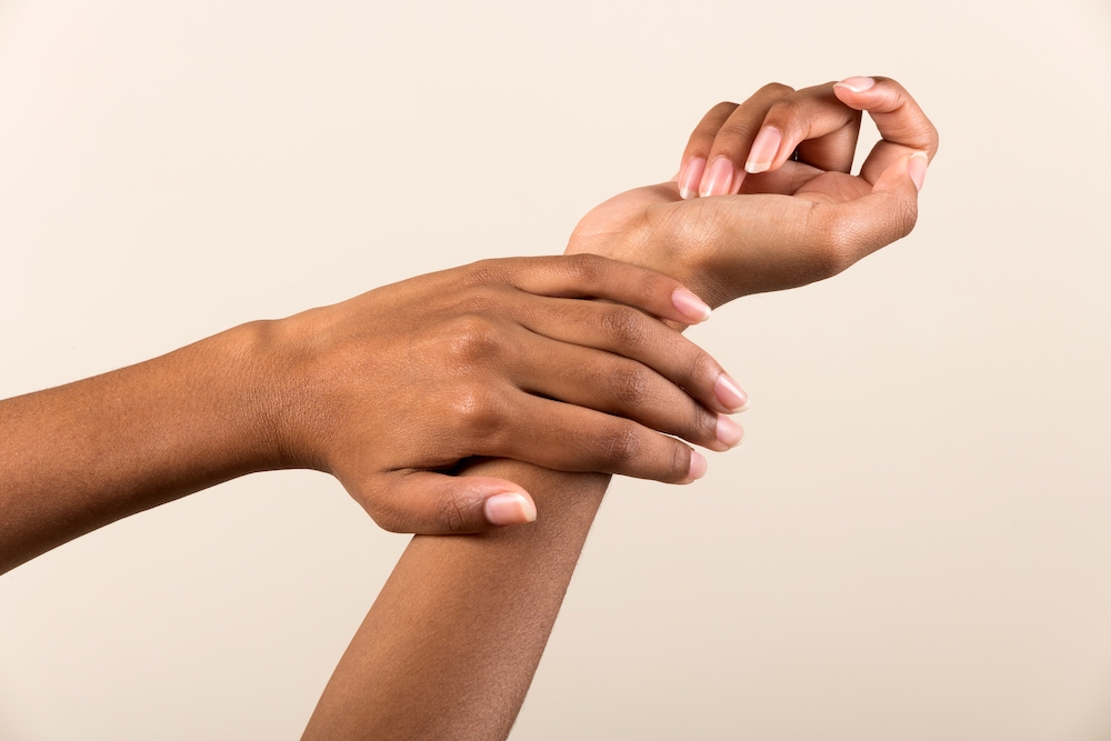 Healthy natural nails with no polish