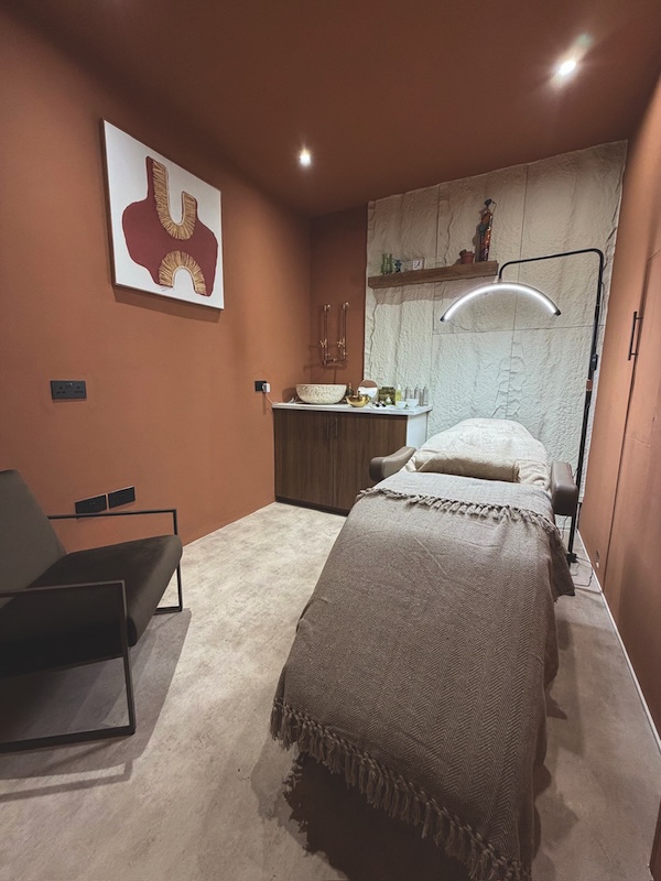 Treatment room at Cactus Laser Clinic, an inclusive laser hair removal clinic in London