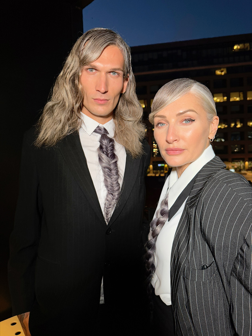 Grey blending by Nancy Stripe