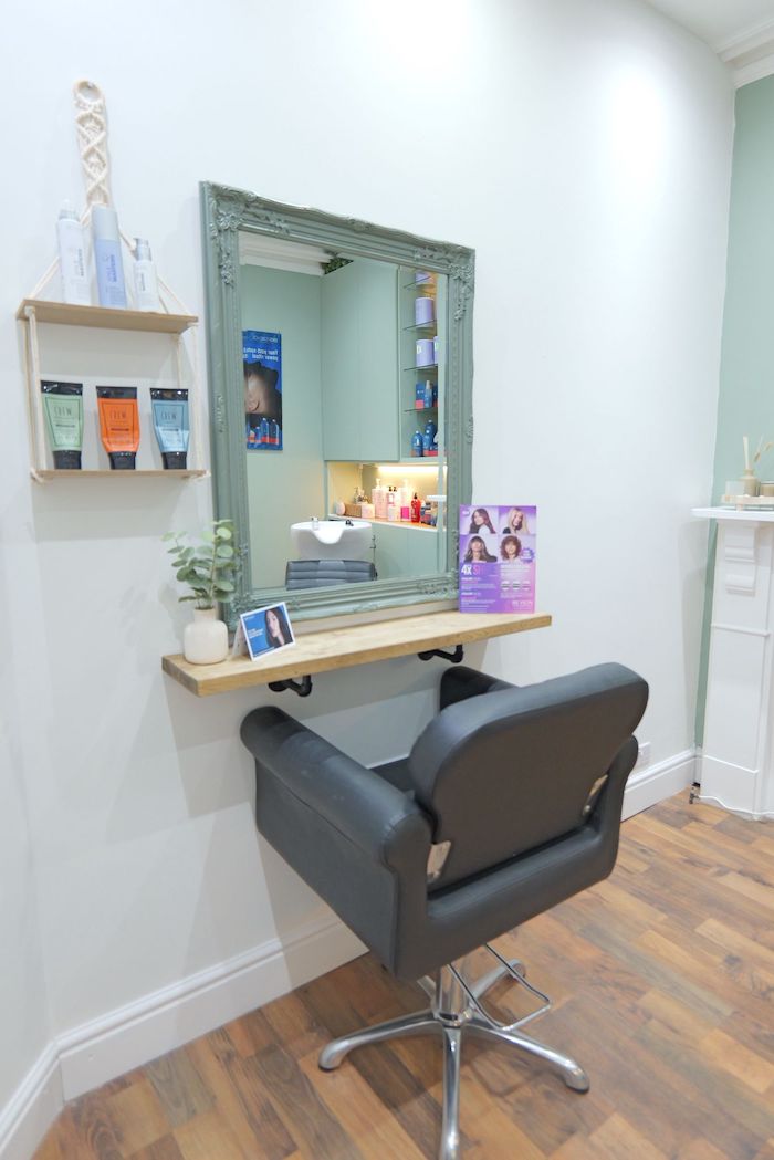 Styling station inside Lukas Payne | Hair Studio in Wolverhampton