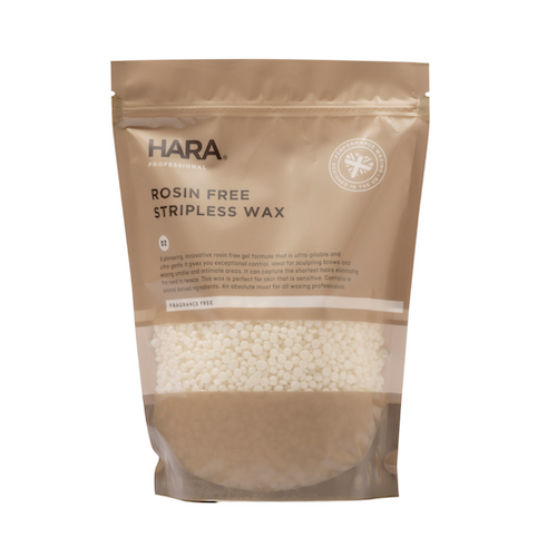 Pack shot of the Hara Rosin Free Stripless Wax from Aston & Fincher