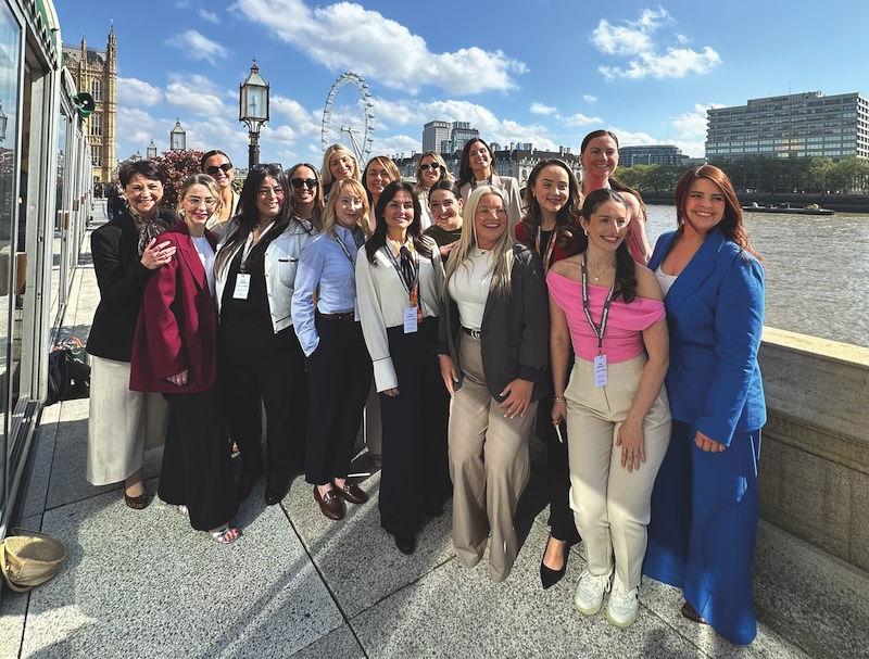 Industry experts and beauty professionals at the launch of the Sharp Standards Guide at the Houses of Parliament in Westminster