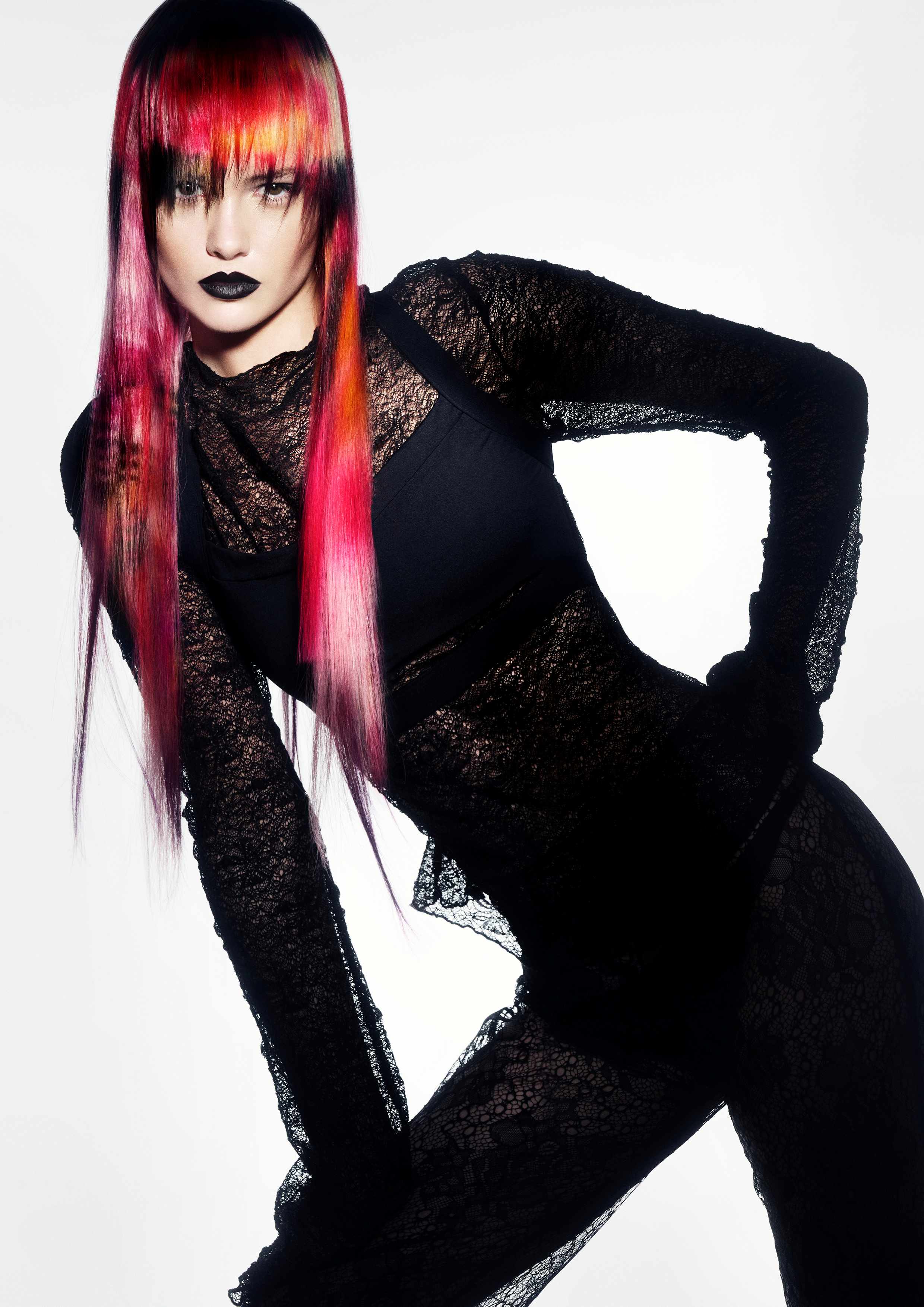 Creative Colour Choppy Fringe by Louise Graham