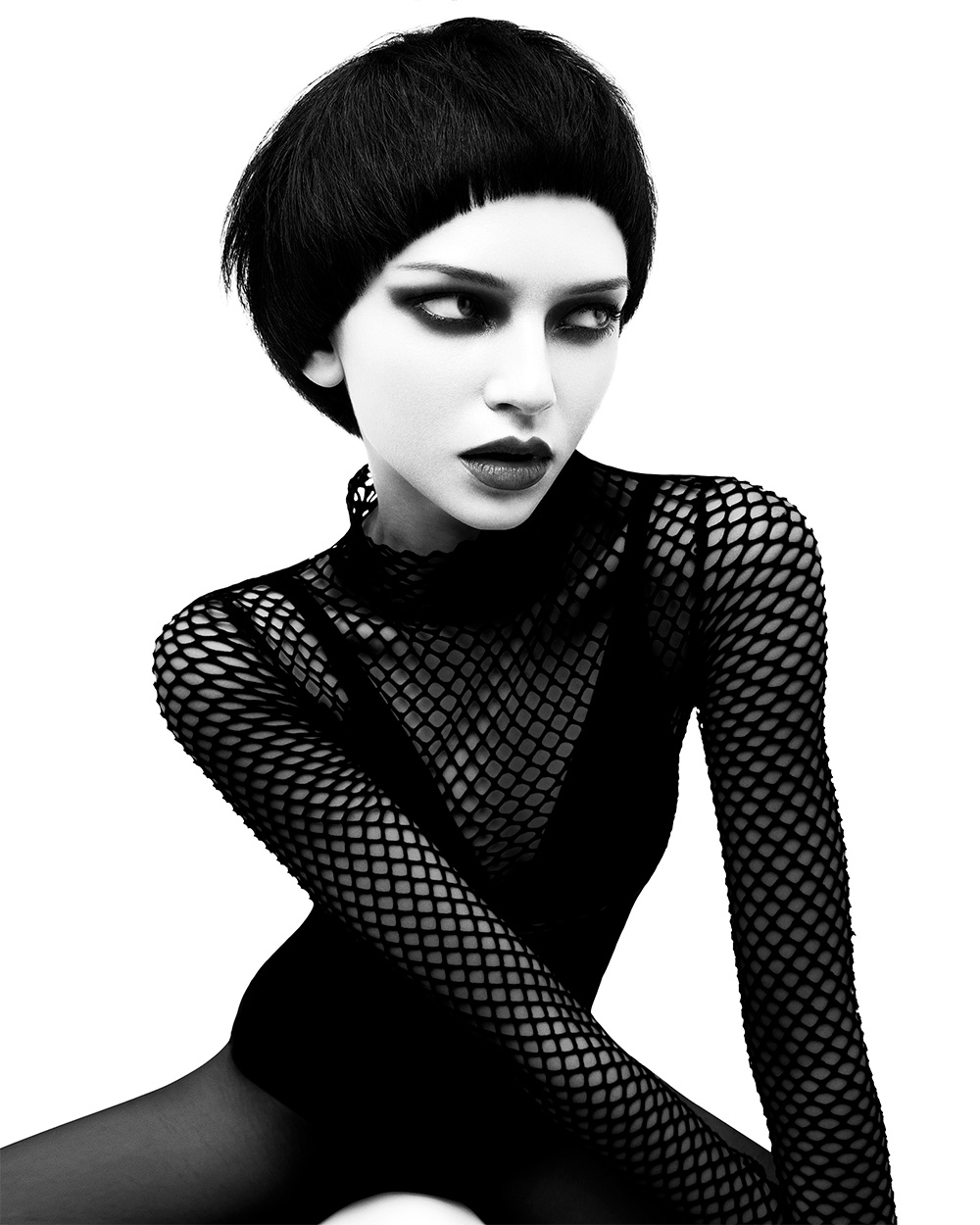 Black Bowl Cut