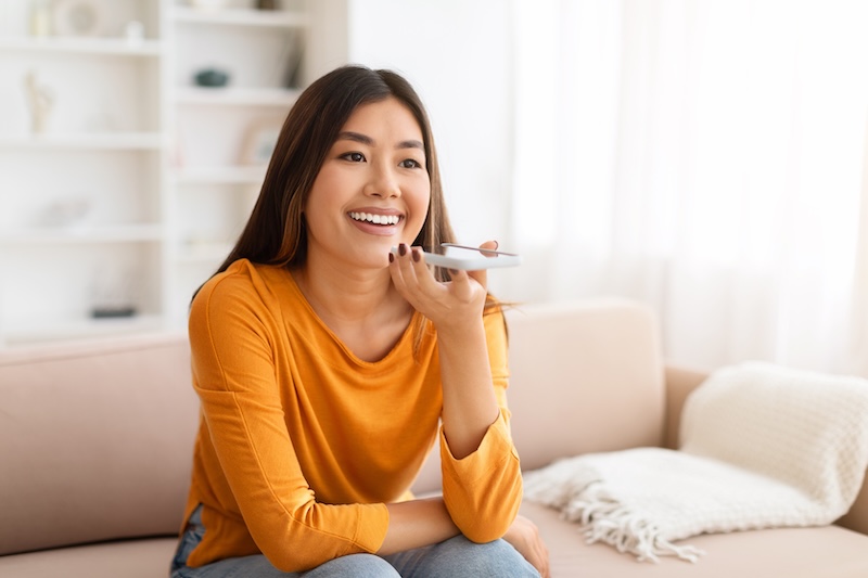 Client booking a beauty appointment over the phone