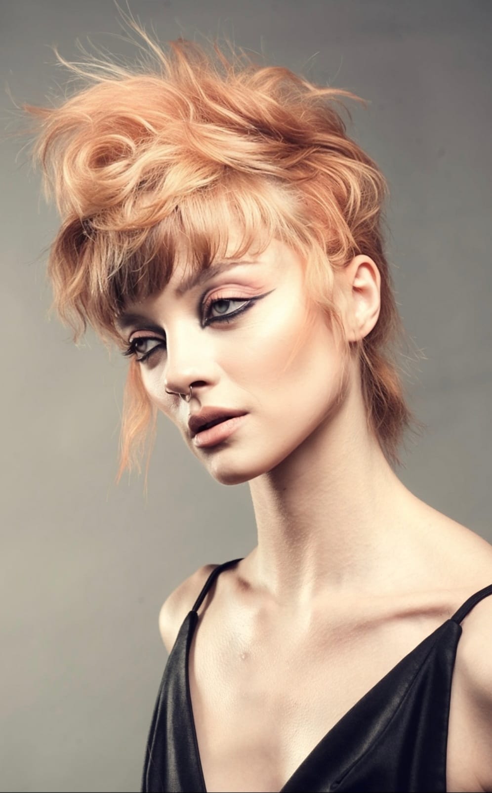 Short, peach hair by Danny Malone