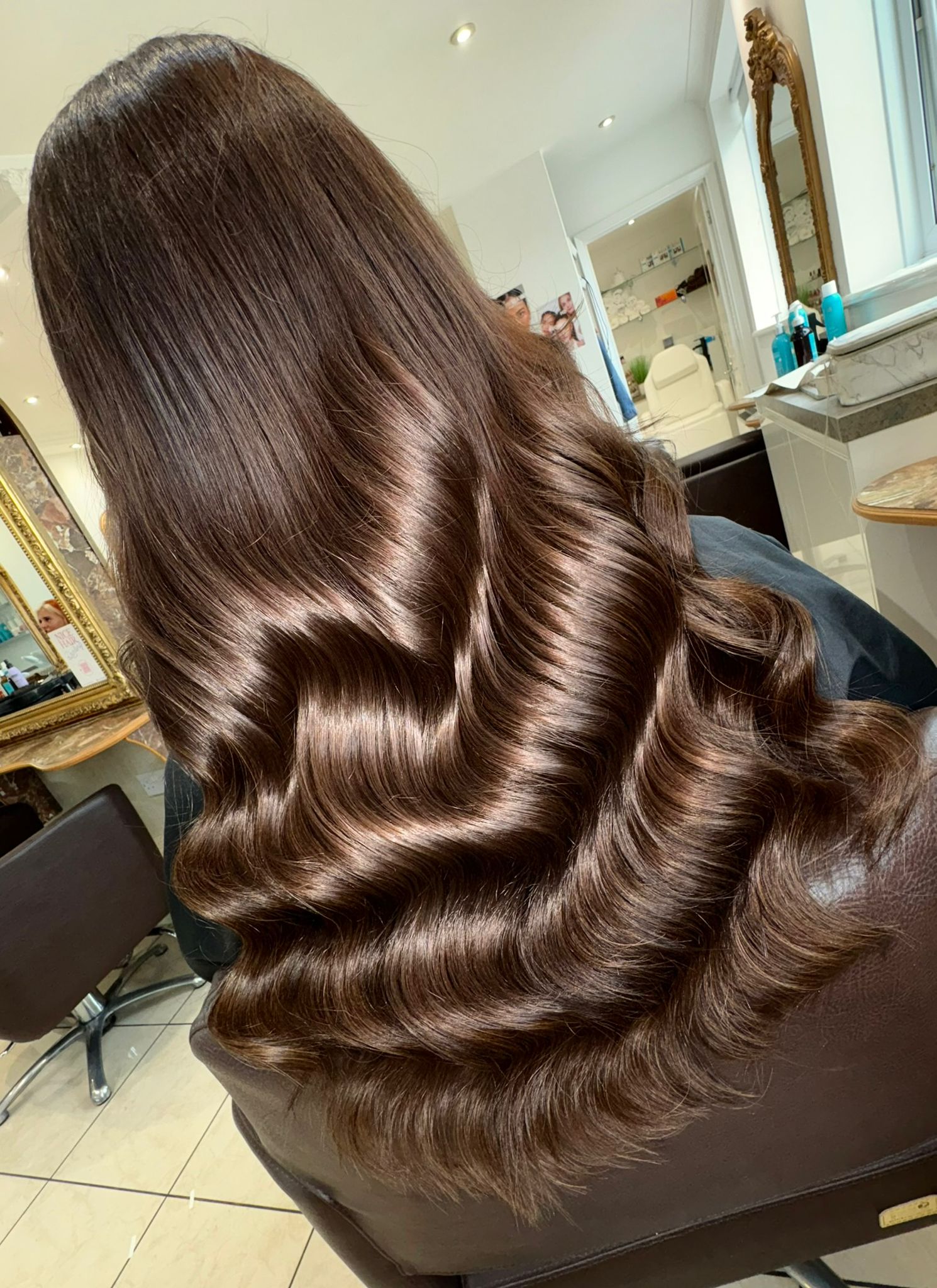 Quiet luxury brunette hair 
