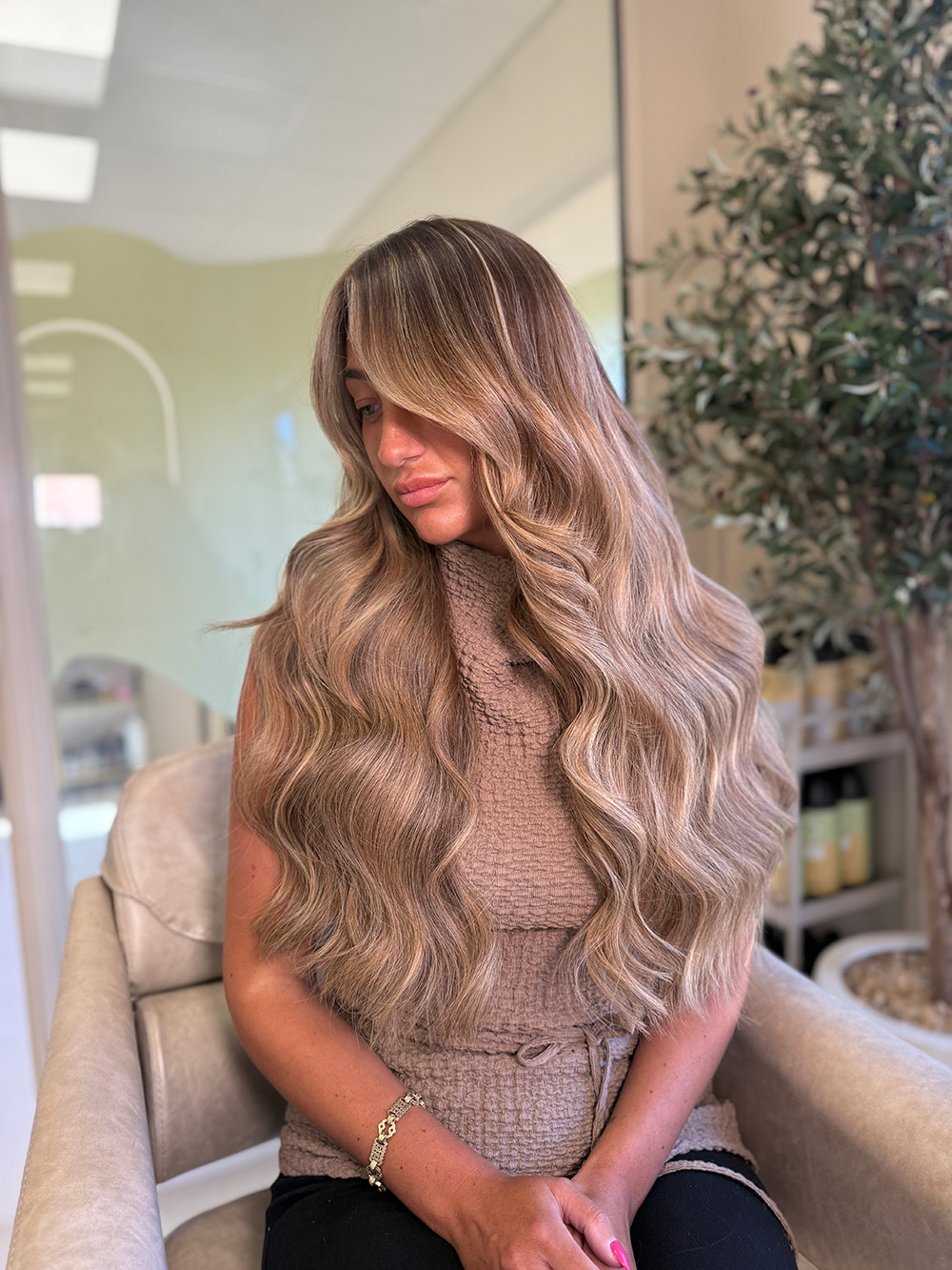 soft blonde hair colour