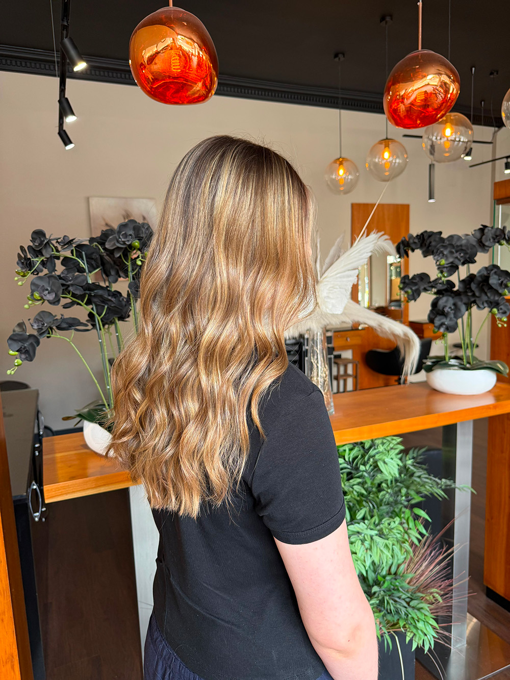 Buttery blonde hair 