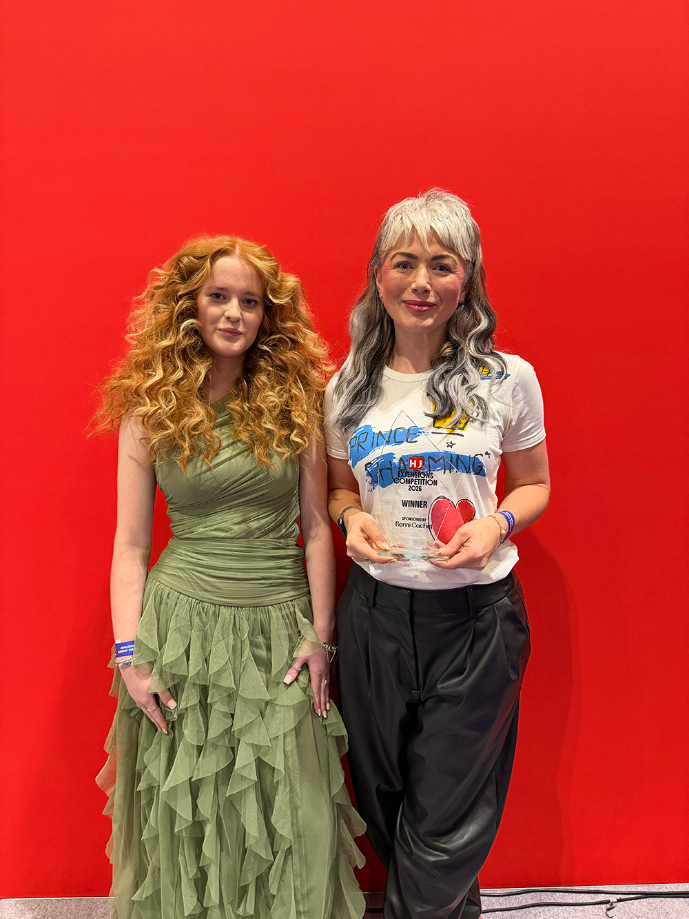 HJ's Extensions Competition of The Year Winner with model