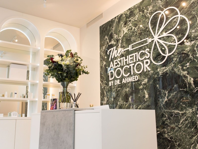 The Aesthetic Doctor Mayfair aesthetic clinic reception